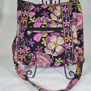 Vera Bradley Vintage Hobo Bag – Purple Floral Crossbody